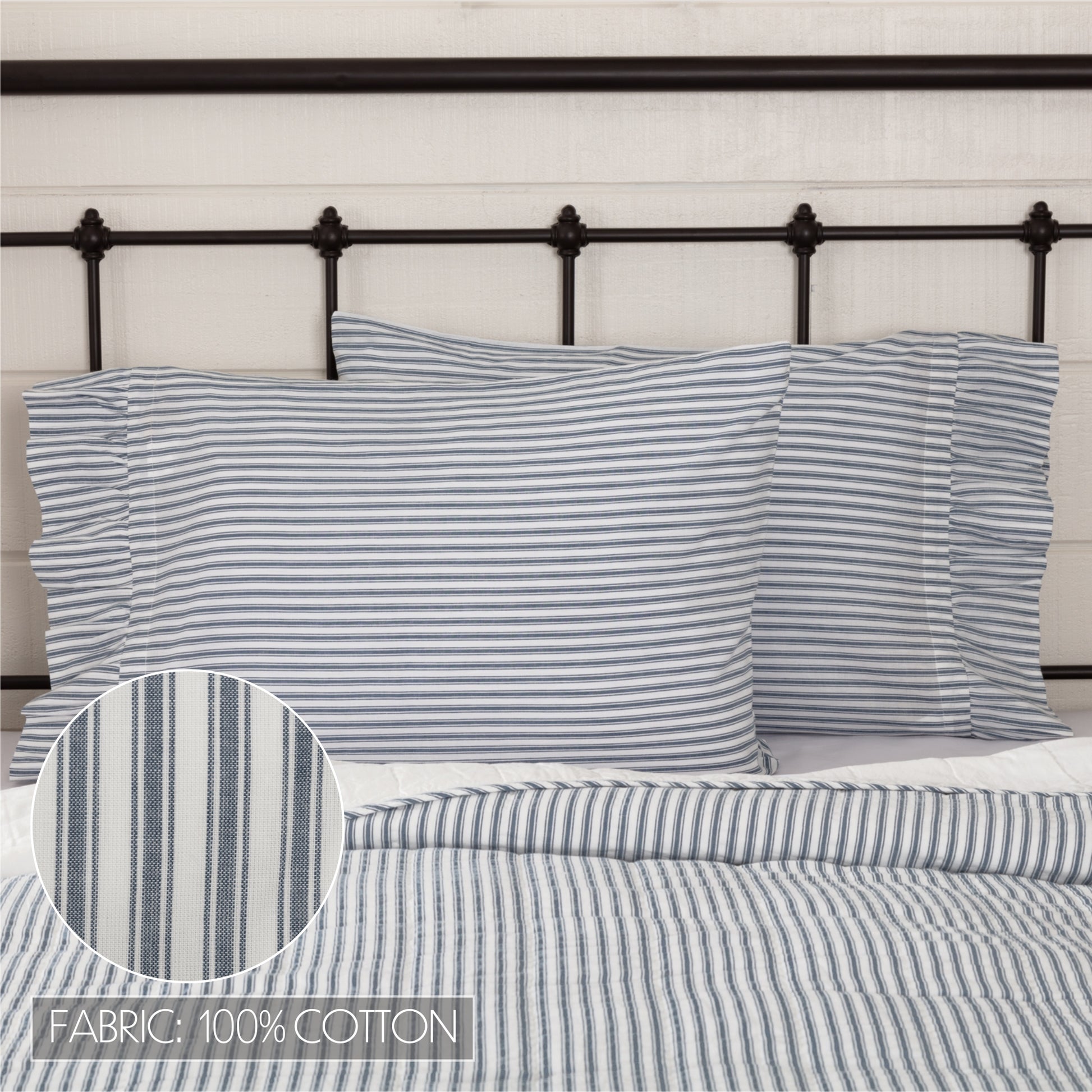 51911-Sawyer-Mill-Blue-Ticking-Stripe-Ruffled-Standard-Pillow-Case-Set-of-2-21x30-image-1