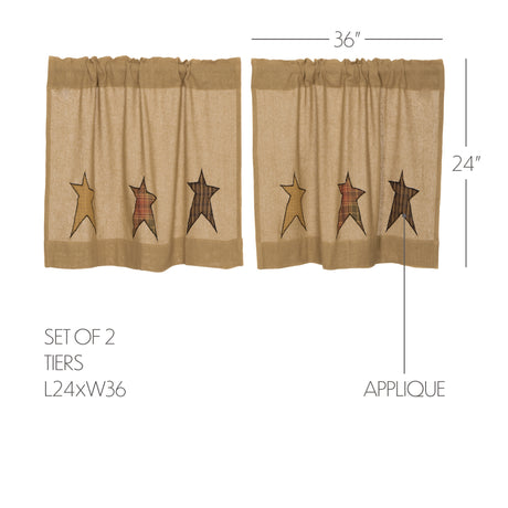 21611-Stratton-Burlap-Applique-Star-Tier-Set-of-2-L24xW36-image-1