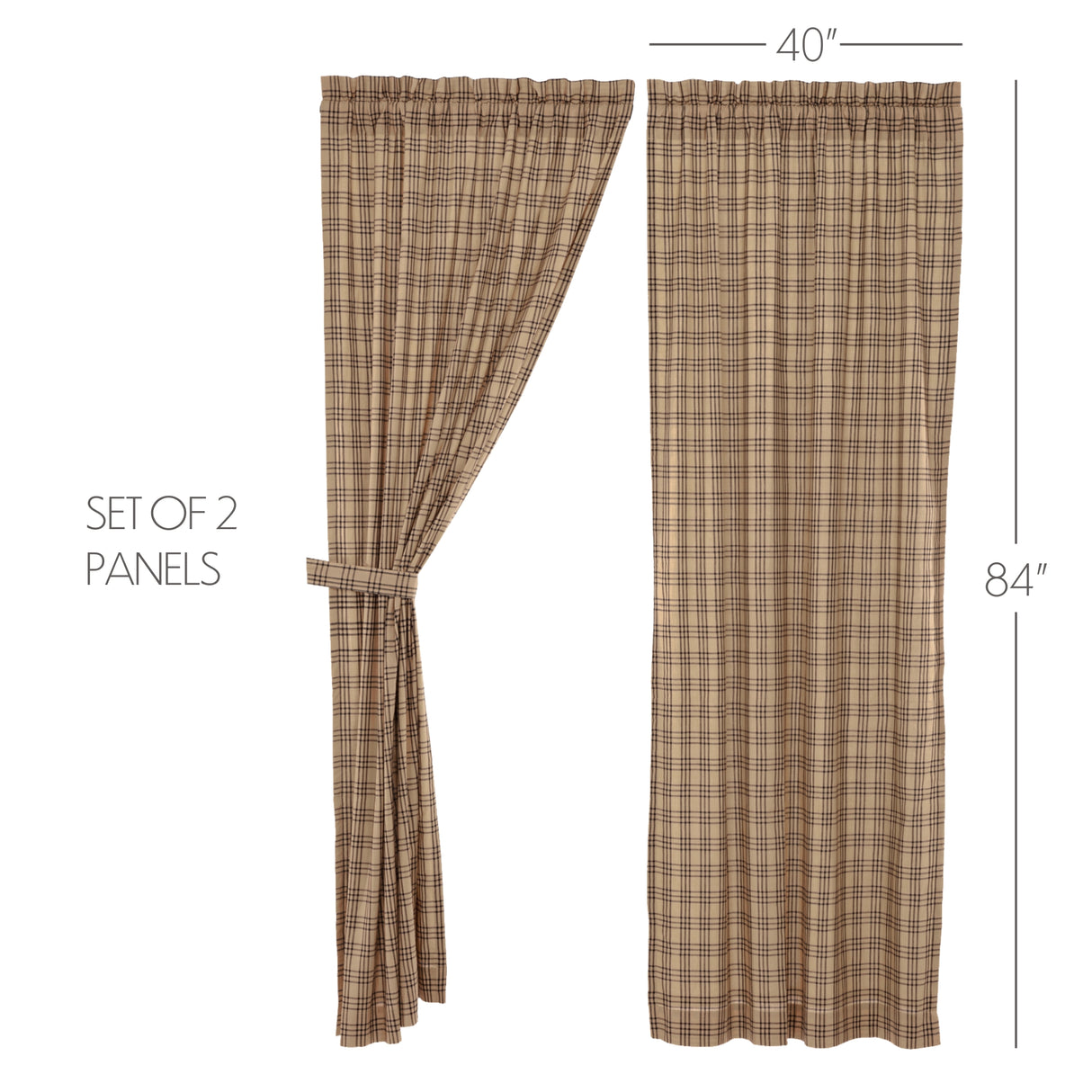 34218-Sawyer-Mill-Charcoal-Plaid-Panel-Set-of-2-84x40-image-1