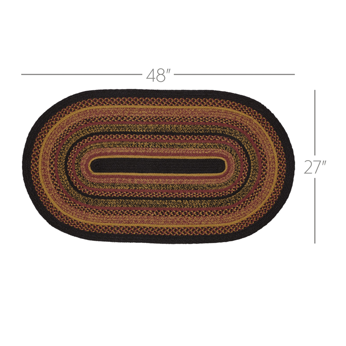 81373-Heritage-Farms-Jute-Rug-Oval-w-Pad-27x48-image-1