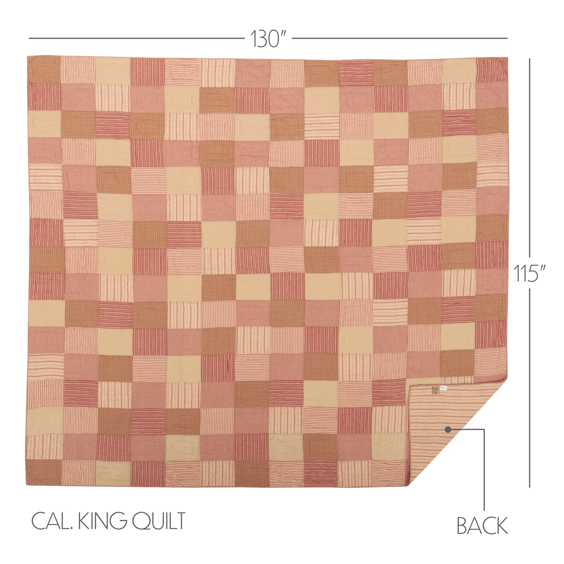 51936-Sawyer-Mill-Red-California-King-Quilt-130Wx115L-image-1