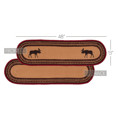 37870-Cumberland-Stenciled-Moose-Jute-Runner-Oval-13x48-image-1