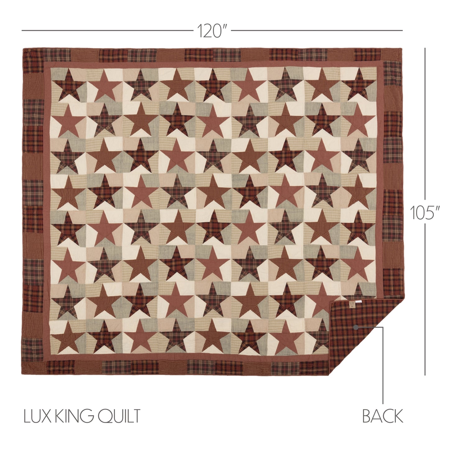 19962-Abilene-Star-Luxury-King-Quilt-120Wx105L-image-1