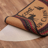 70193-Cumberland-Stenciled-Moose-Jute-Rug-Half-Circle-Welcome-to-the-Cabin-w-Pad-16.5x33-image-3