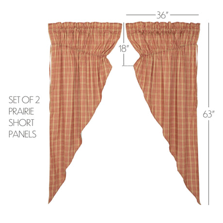 51340-Sawyer-Mill-Red-Plaid-Prairie-Short-Panel-Set-of-2-63x36x18-image-1