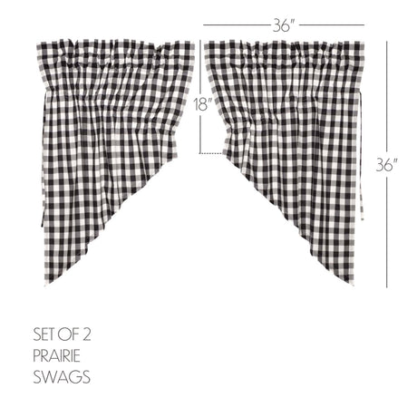 40466-Annie-Buffalo-Black-Check-Prairie-Swag-Set-of-2-36x36x18-image-1