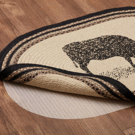 69397-Sawyer-Mill-Charcoal-Cow-Jute-Rug-Oval-w-Pad-20x30-image-8