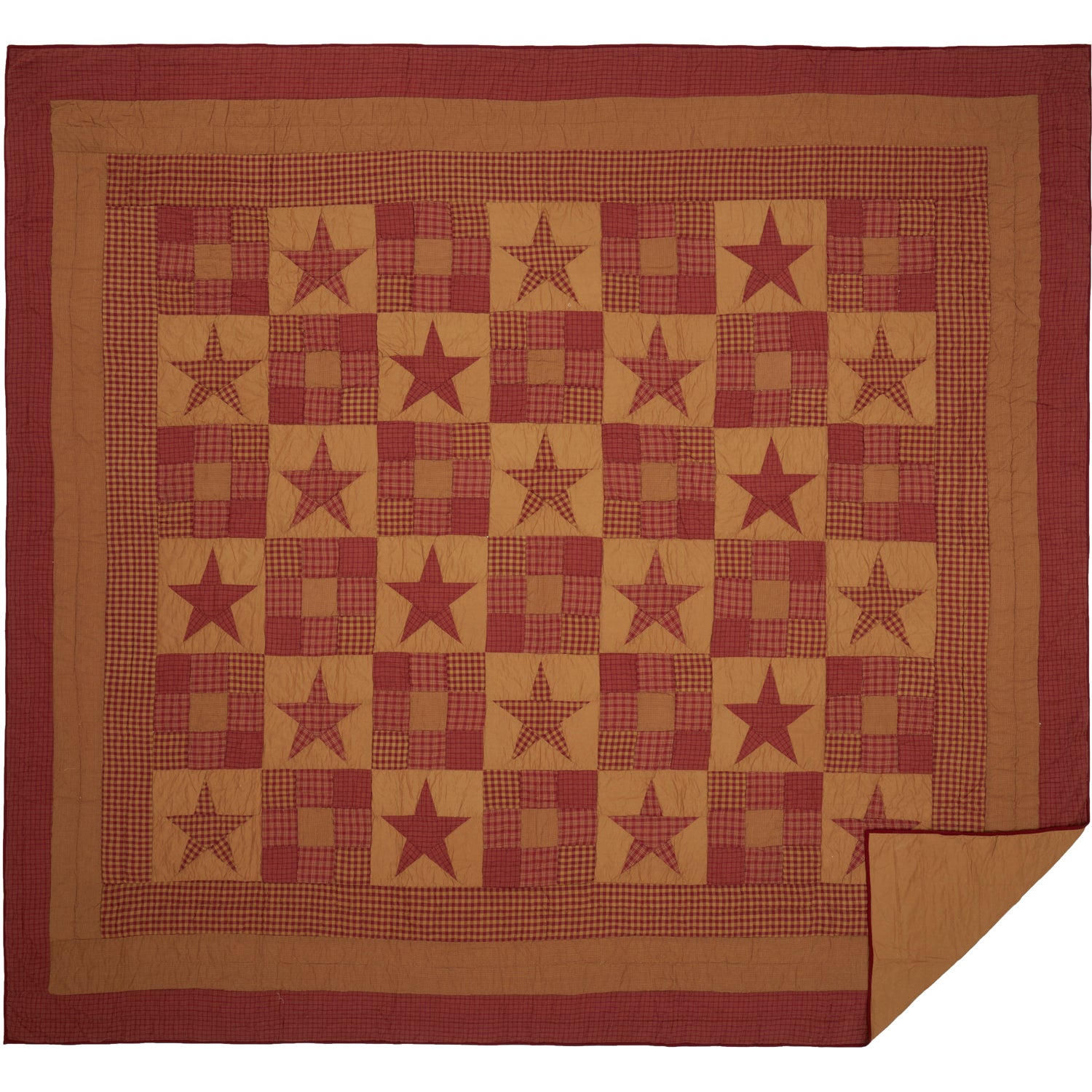 13609-Ninepatch-Star-Luxury-King-Quilt-120Wx105L-image-4