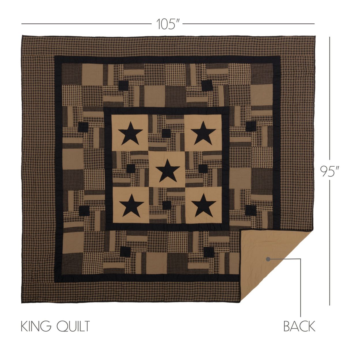 45578-Black-Check-Star-King-Quilt-105Wx95L-image-1