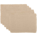 42284-Burlap-Vintage-Placemat-Set-of-6-Fringed-12x18-image-4