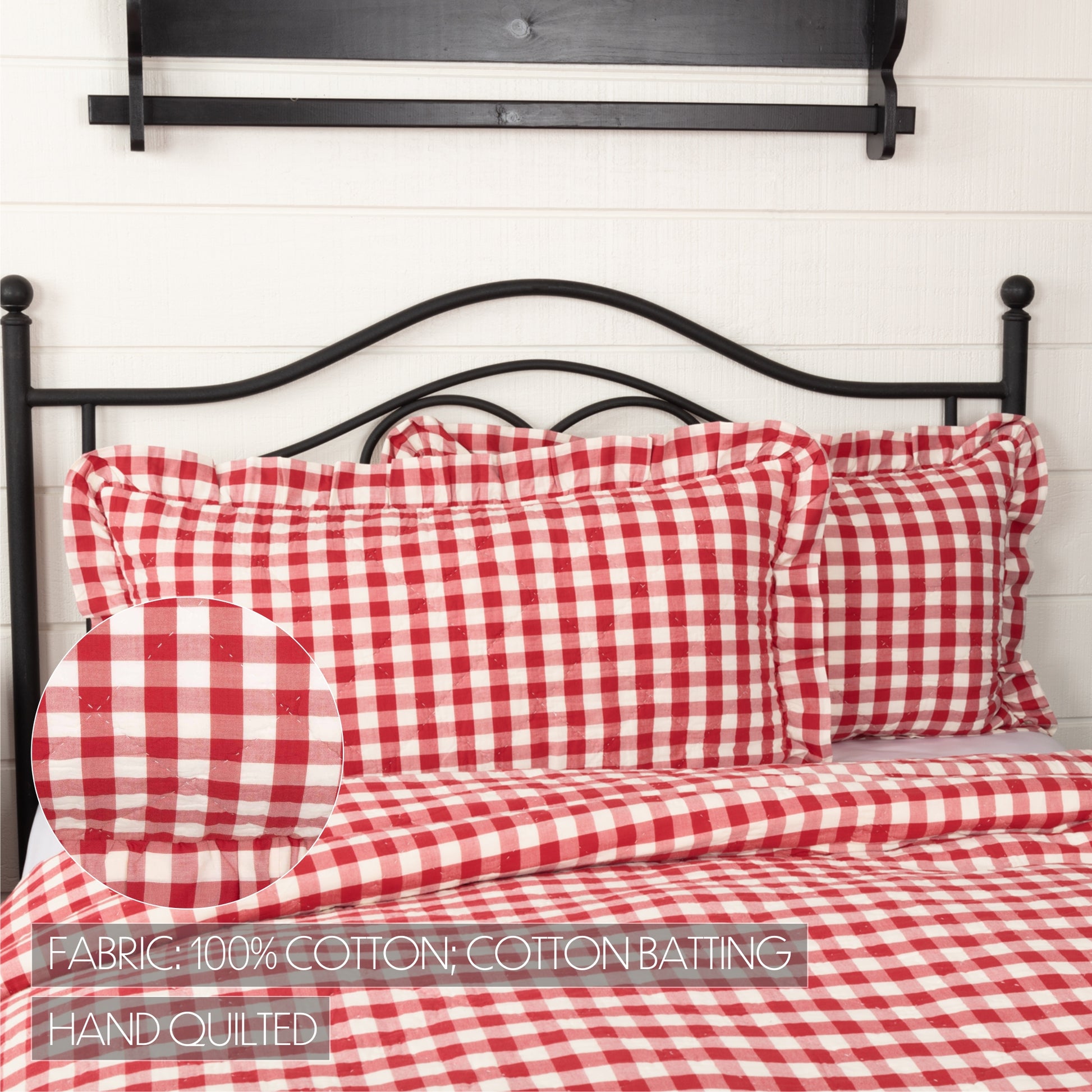 51770-Annie-Buffalo-Red-Check-Ruffled-King-Sham-21x37-image-2