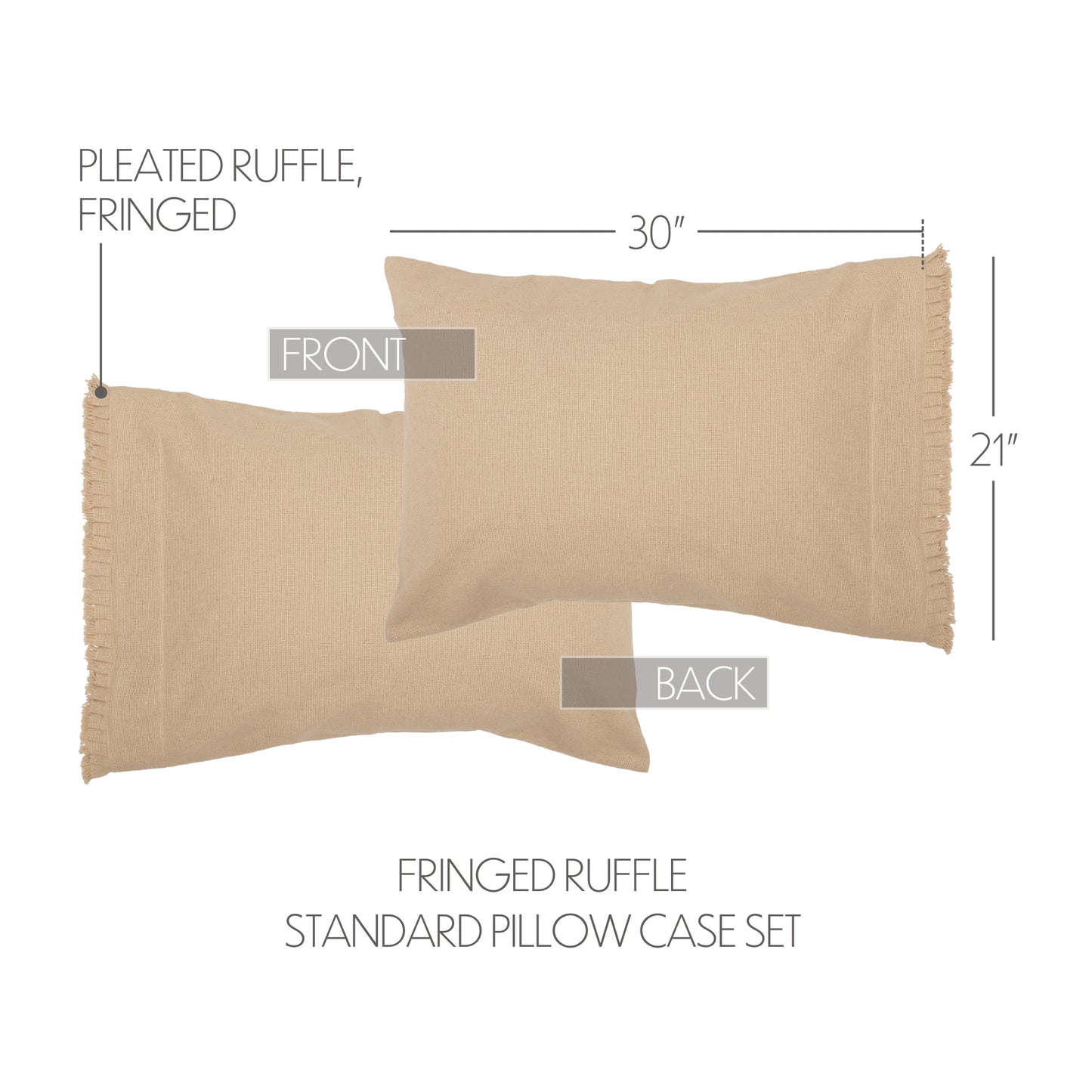 51798-Burlap-Vintage-Standard-Pillow-Case-w-Fringed-Ruffle-Set-of-2-21x30-image-1