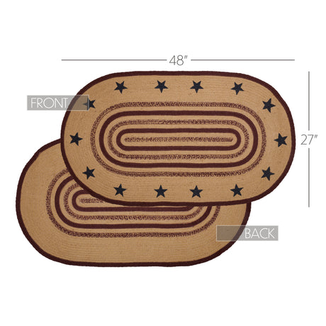 69488-Potomac-Jute-Rug-Oval-Stencil-Stars-w-Pad-27x48-image-8