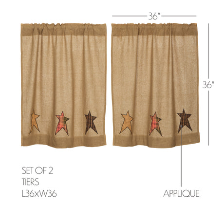 21612-Stratton-Burlap-Applique-Star-Tier-Set-of-2-L36xW36-image-1