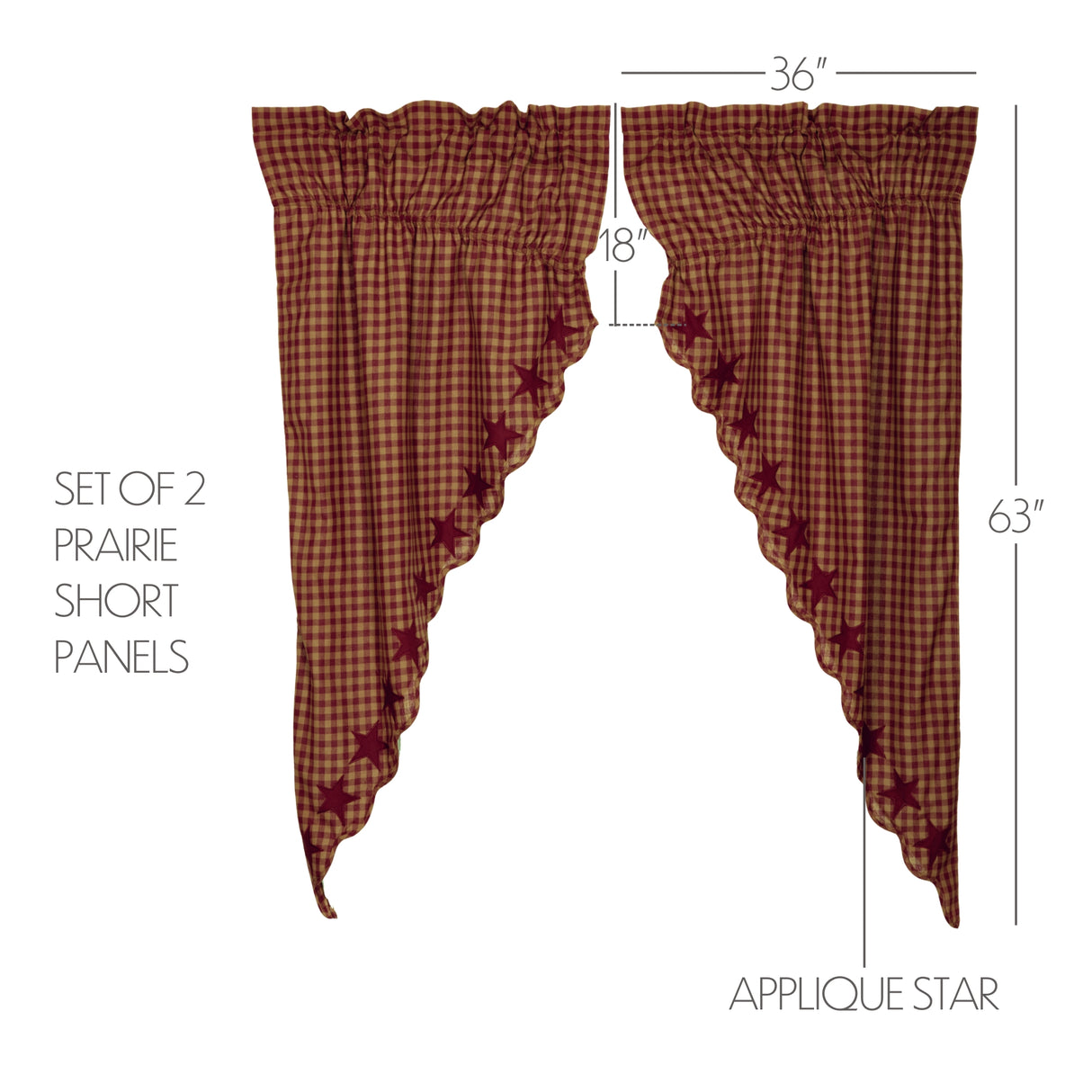 20248-Burgundy-Star-Scalloped-Prairie-Short-Panel-Set-of-2-63x36x18-image-1