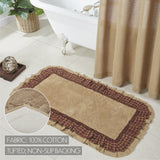 80269-Burlap-Natural-w-Burgundy-Check-Bathmat-27x48-image-2