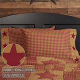 13617-Ninepatch-Star-Standard-Pillow-Case-w-Applique-Border-Set-of-2-21x30-image-2