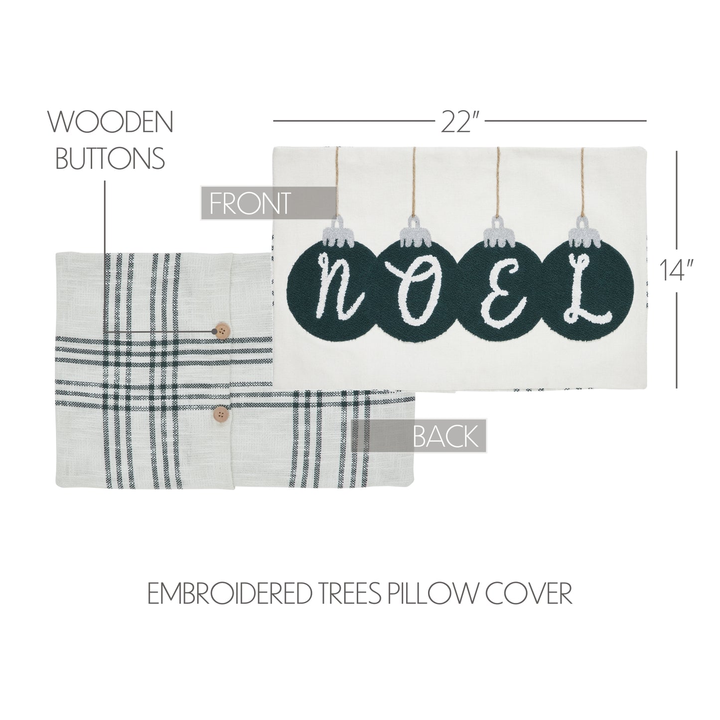80427-Pine-Grove-Plaid-Noel-Ornament-Pillow-Cover-14x22-image-1