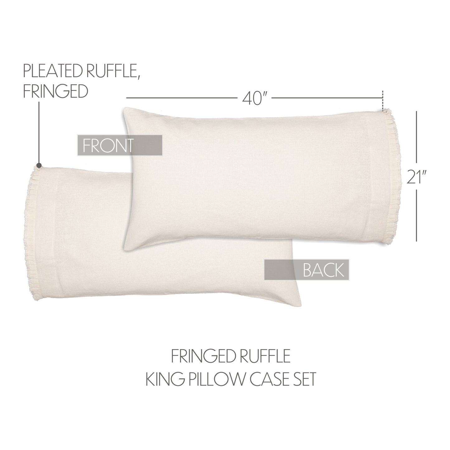 51817-Burlap-Antique-White-King-Pillow-Case-w-Fringed-Ruffle-Set-of-2-21x40-image-1