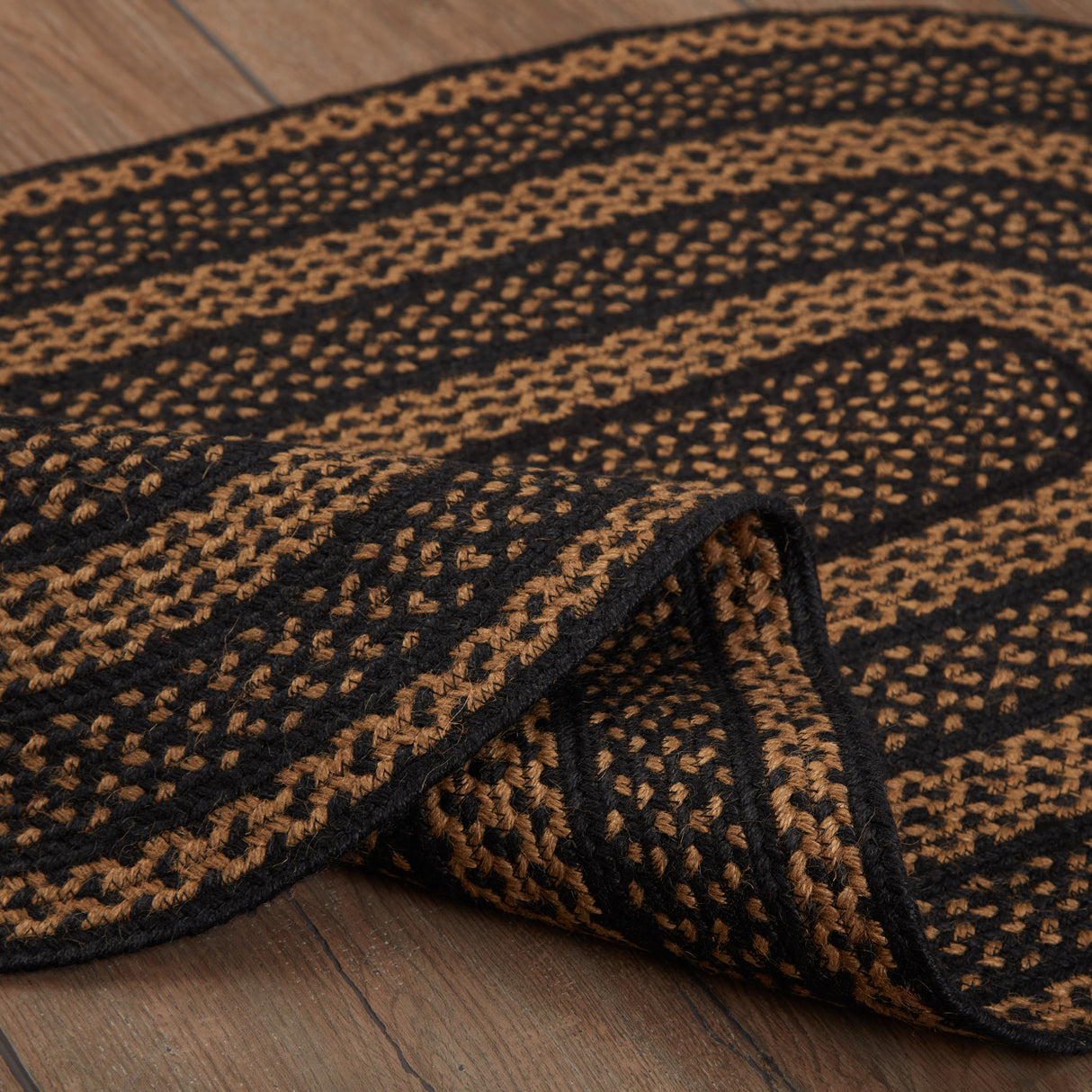 69432-Black-Tan-Jute-Rug-Oval-w-Pad-27x48-image-8