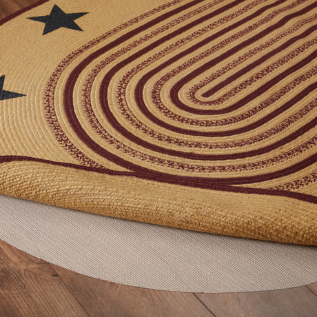 69490-Potomac-Jute-Rug-Oval-Stencil-Stars-w-Pad-60x96-image-4