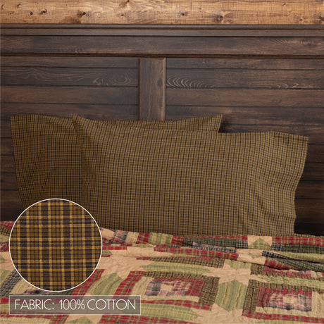 8265-Tea-Cabin-Green-Plaid-Standard-Pillow-Case-Set-of-2-21x30-image-2