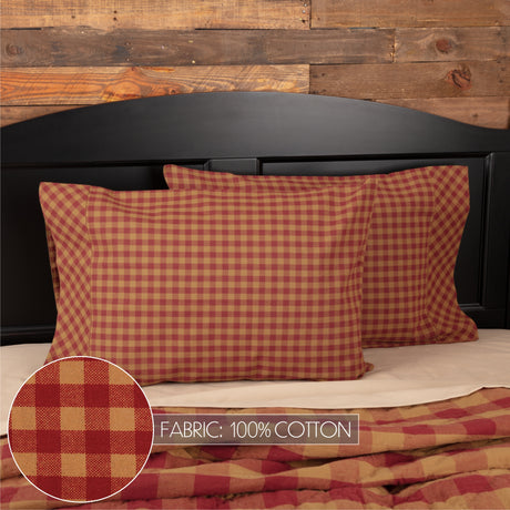 51147-Burgundy-Check-Standard-Pillow-Case-Set-of-2-21x30-image-2