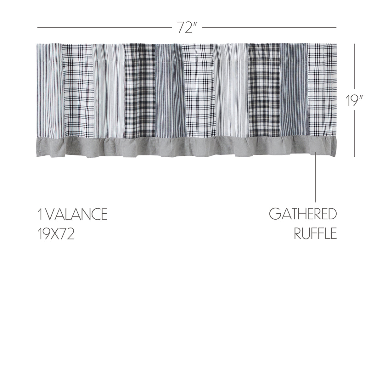 80464-Sawyer-Mill-Black-Patchwork-Valance-19x72-image-1