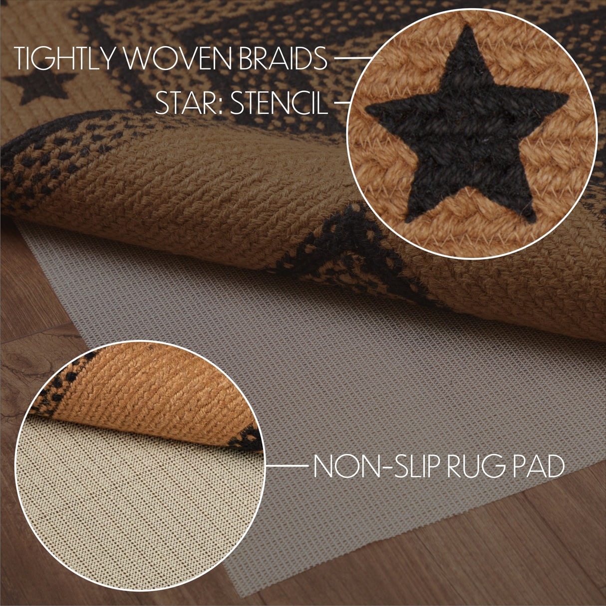 81347-Farmhouse-Jute-Rug-Rect-Stencil-Stars-w-Pad-60x96-image-2