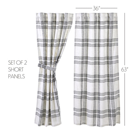 80300-Black-Plaid-Short-Panel-Set-of-2-63x36-image-1