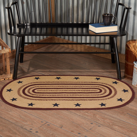 69488-Potomac-Jute-Rug-Oval-Stencil-Stars-w-Pad-27x48-image-11