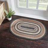 81455-Sawyer-Mill-Charcoal-Creme-Jute-Rug-Oval-w-Pad-24x36-image-4