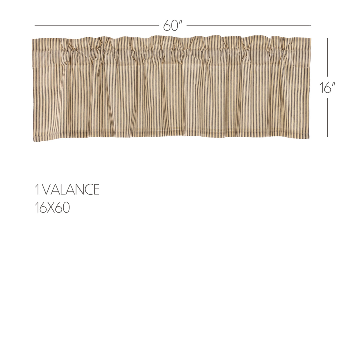 51929-Sawyer-Mill-Charcoal-Ticking-Stripe-Valance-16x60-image-1