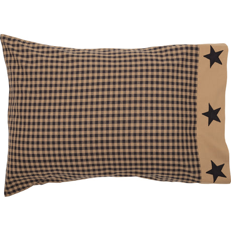 45587-Black-Check-Star-Standard-Pillow-Case-Set-of-2-21x30-image-5