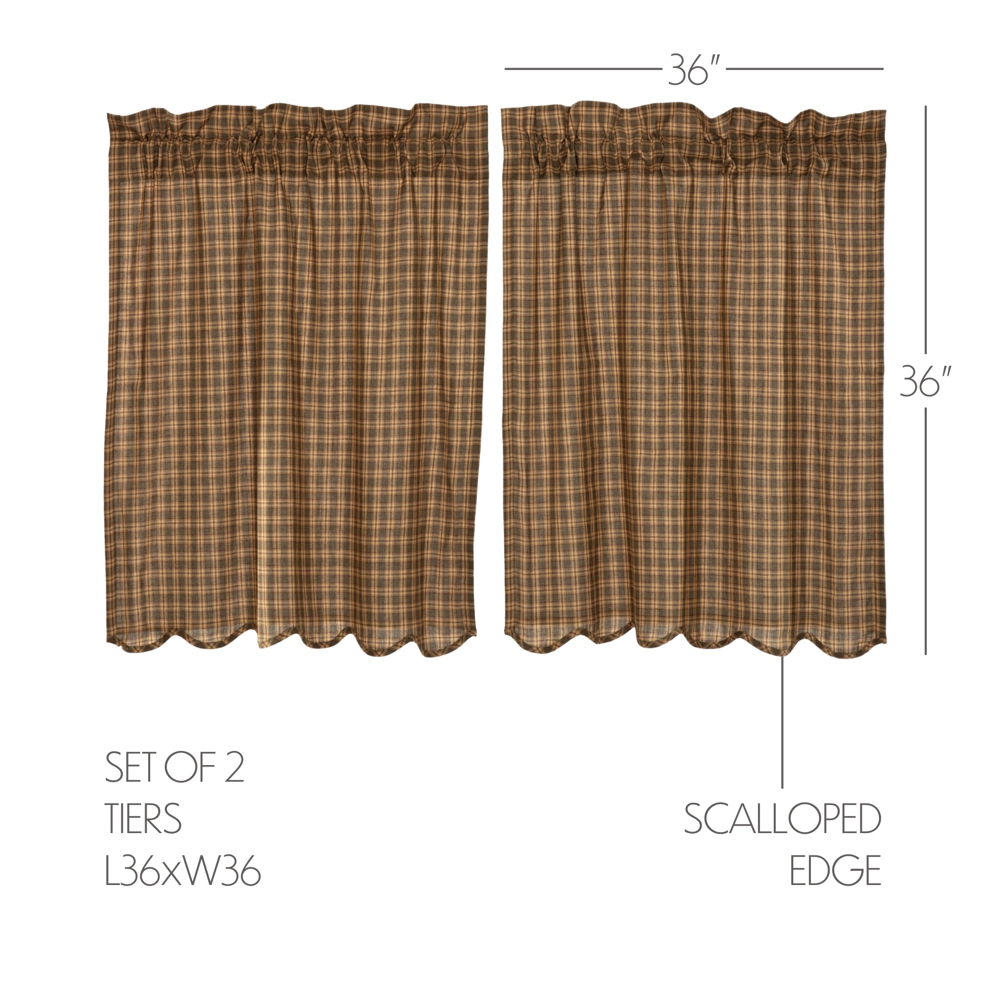 Cedar Ridge Tier Set of 2 Scalloped - Thumbnail 3