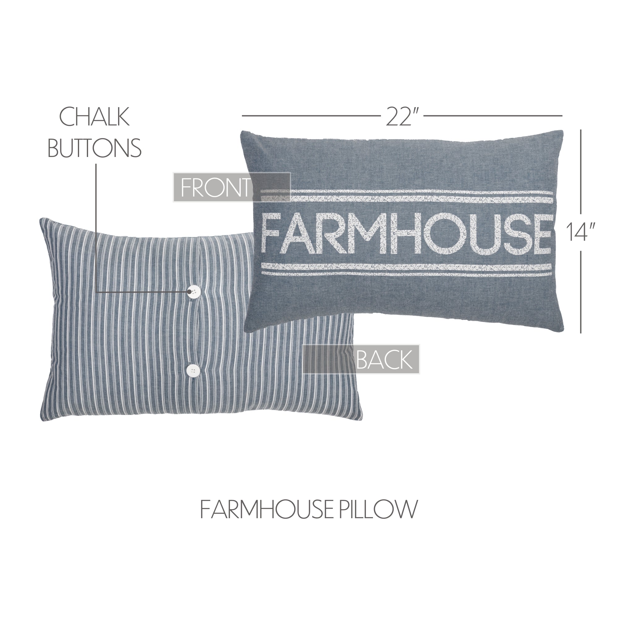 Farmhouse blue pillows best sale