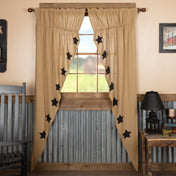 51176-Burlap-W-Black-Stencil-Stars-Prairie-Long-Panel-Set-of-2-84x36x18-image-5