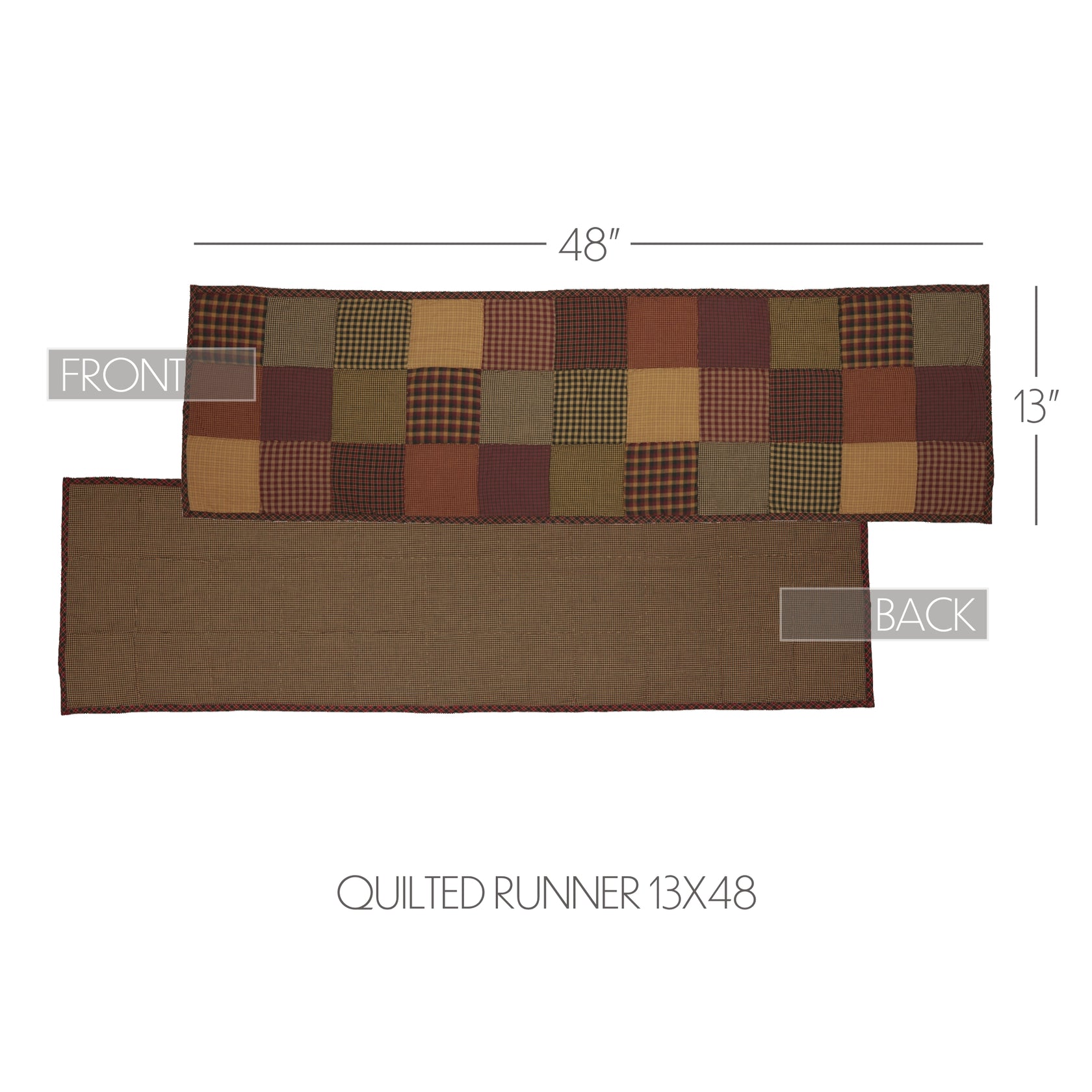 Heritage Threads Quilted Table Runner NCU0NVH904