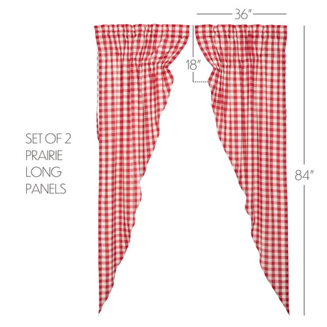 51127-Annie-Buffalo-Red-Check-Prairie-Long-Panel-Set-of-2-84x36x18-image-1