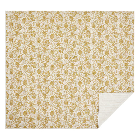 81186-Dorset-Gold-Floral-King-Quilt-105Wx95L-image-5