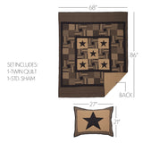 51724-Black-Check-Star-Twin-Quilt-Set-1-Quilt-68Wx86L-w-1-Sham-21x27-image-1