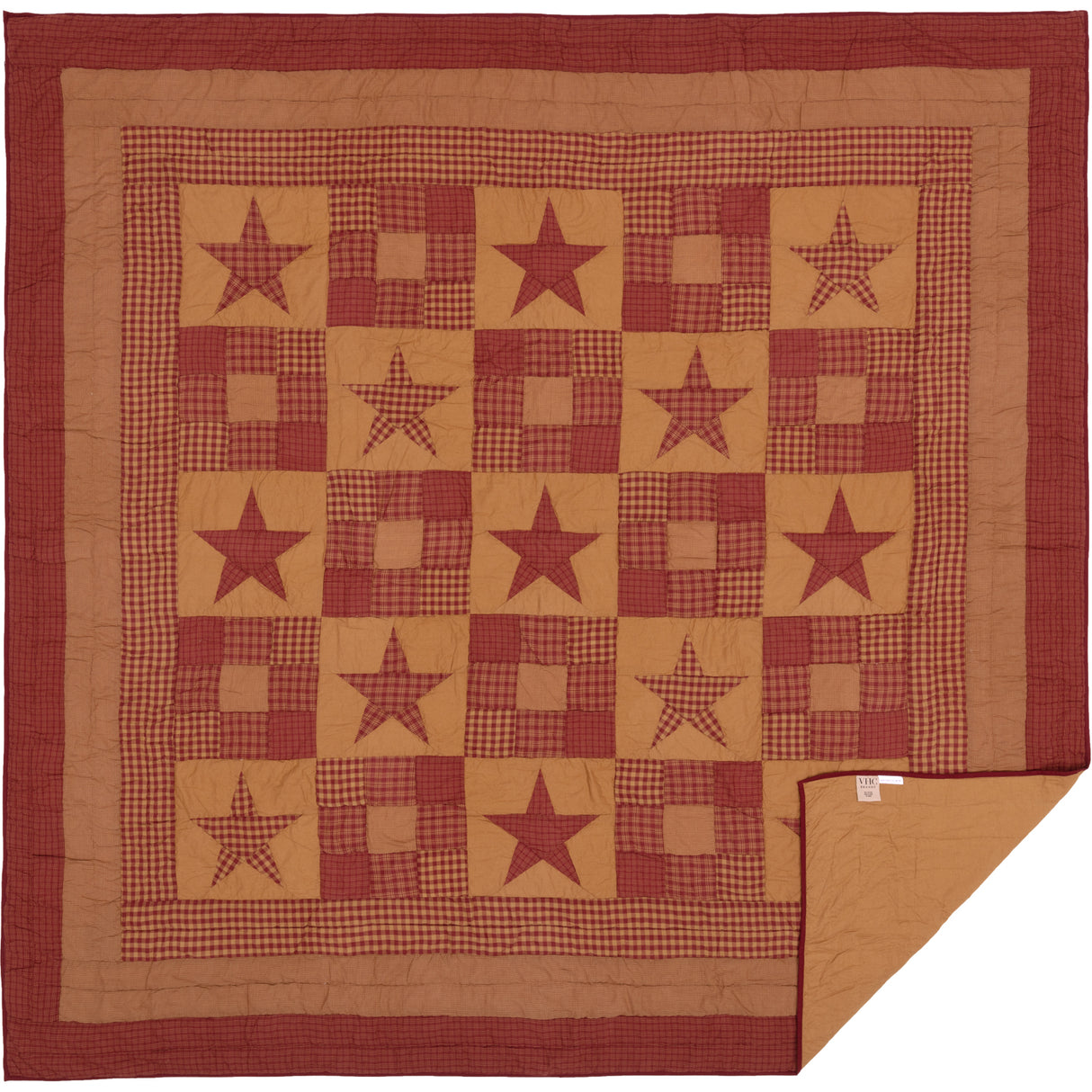 13611-Ninepatch-Star-Queen-Quilt-90Wx90L-image-4