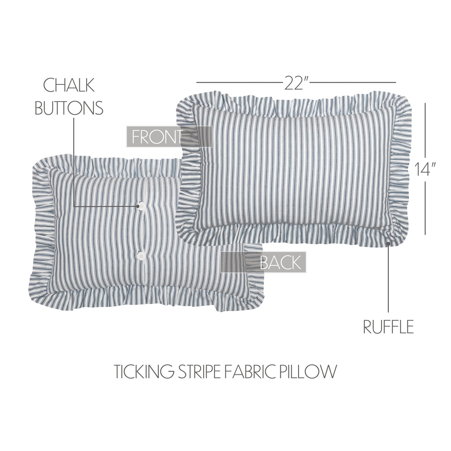 51270-Sawyer-Mill-Blue-Ticking-Stripe-Fabric-Pillow-14x22-image-1