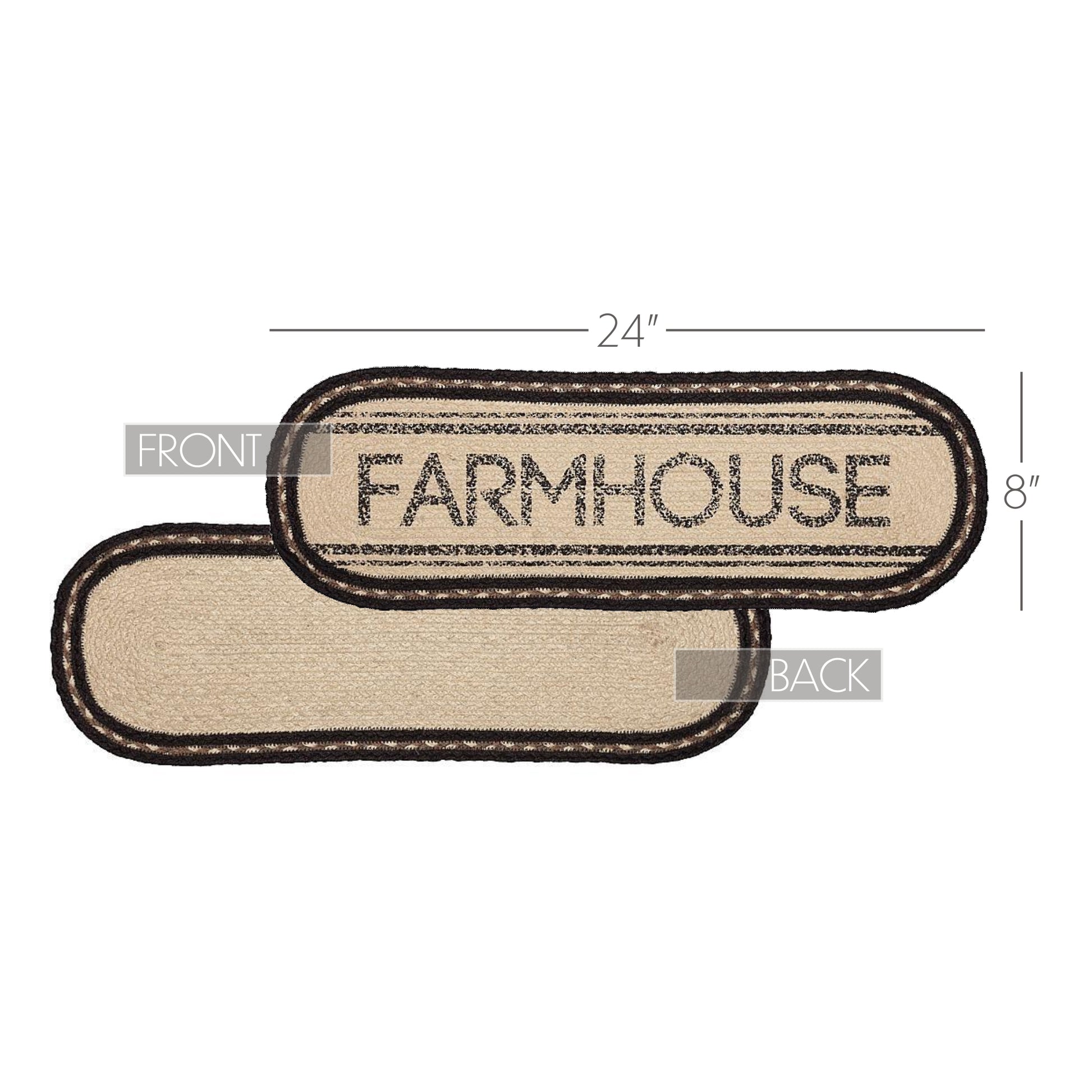 45735-Sawyer-Mill-Charcoal-Creme-Farmhouse-Jute-Oval-Runner-8x24-image-1