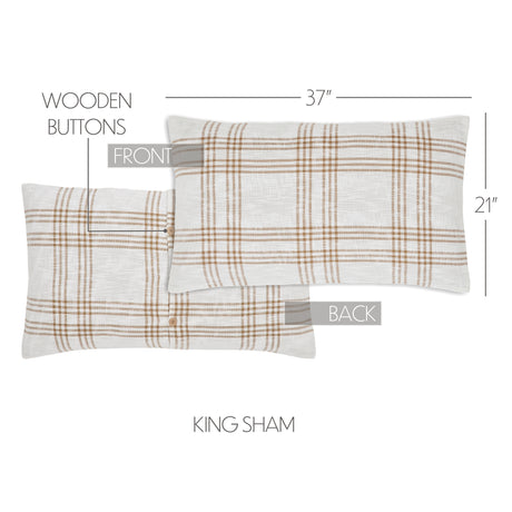 80537-Wheat-Plaid-King-Sham-21x37-image-2