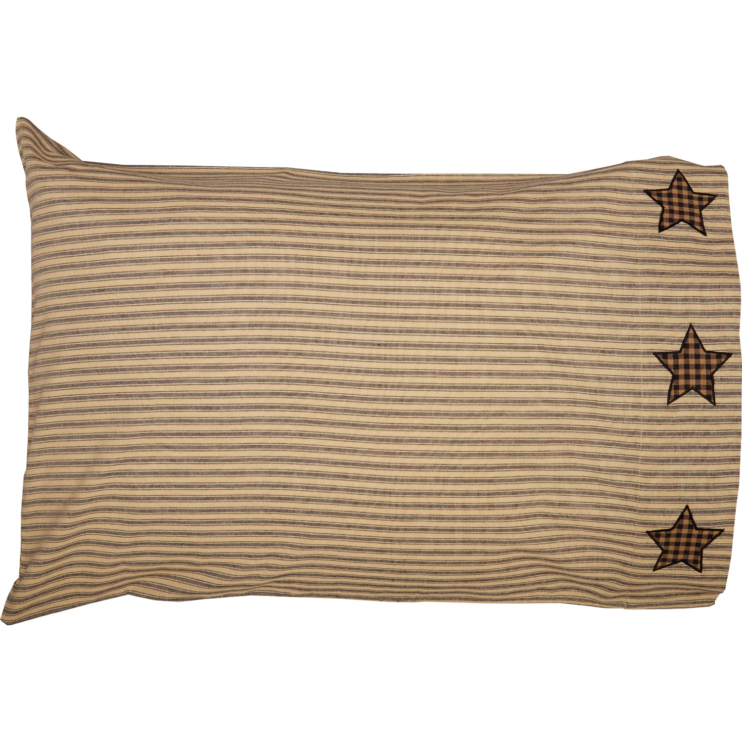 56680-Farmhouse-Star-Standard-Pillow-Case-w-Applique-Star-Set-of-2-21x30-image-4