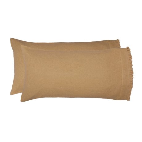 51789-Burlap-Natural-King-Pillow-Case-w-Fringed-Ruffle-Set-of-2-21x40-image-4