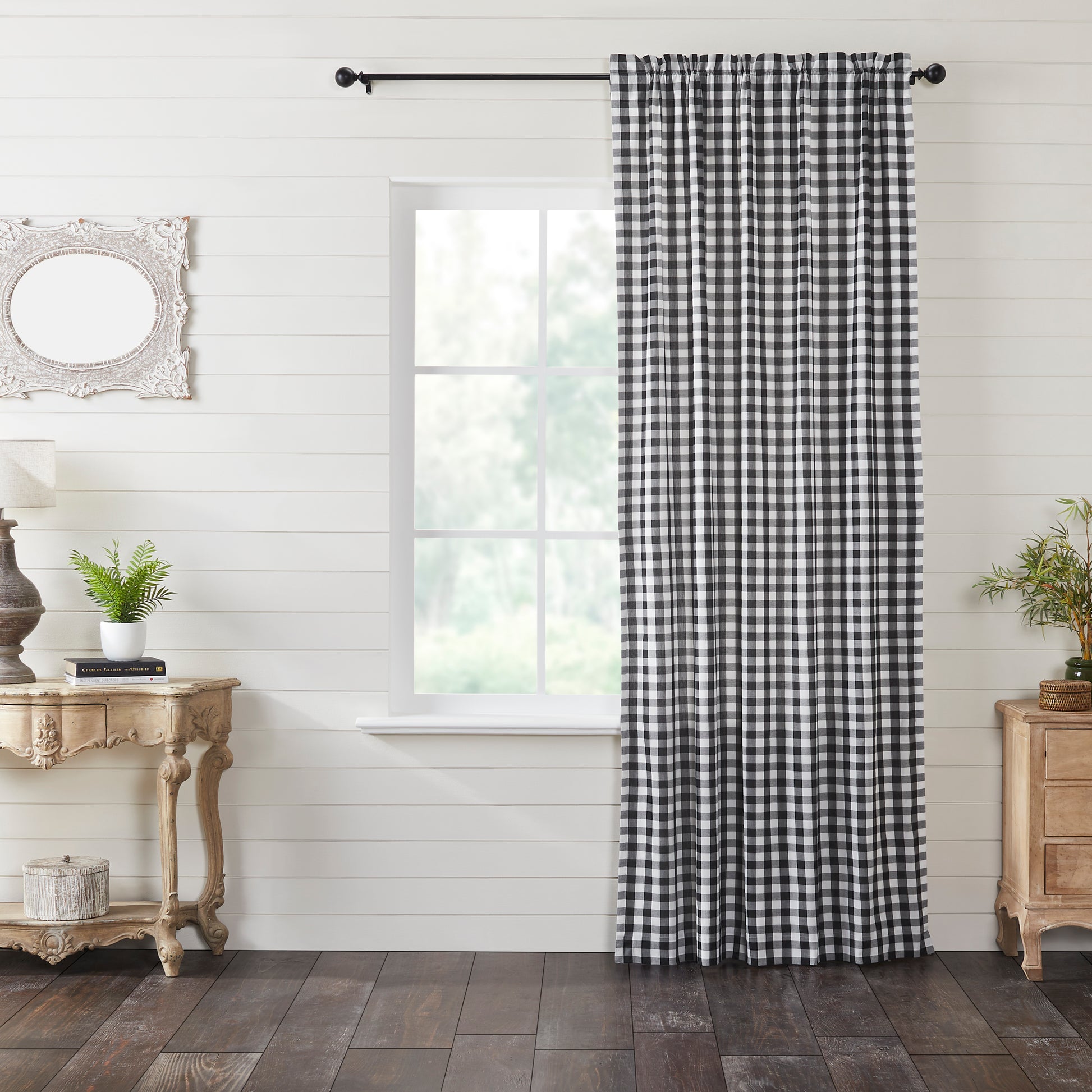 Black Buffalo Check, Modern Farmhouse Bath Towel Set