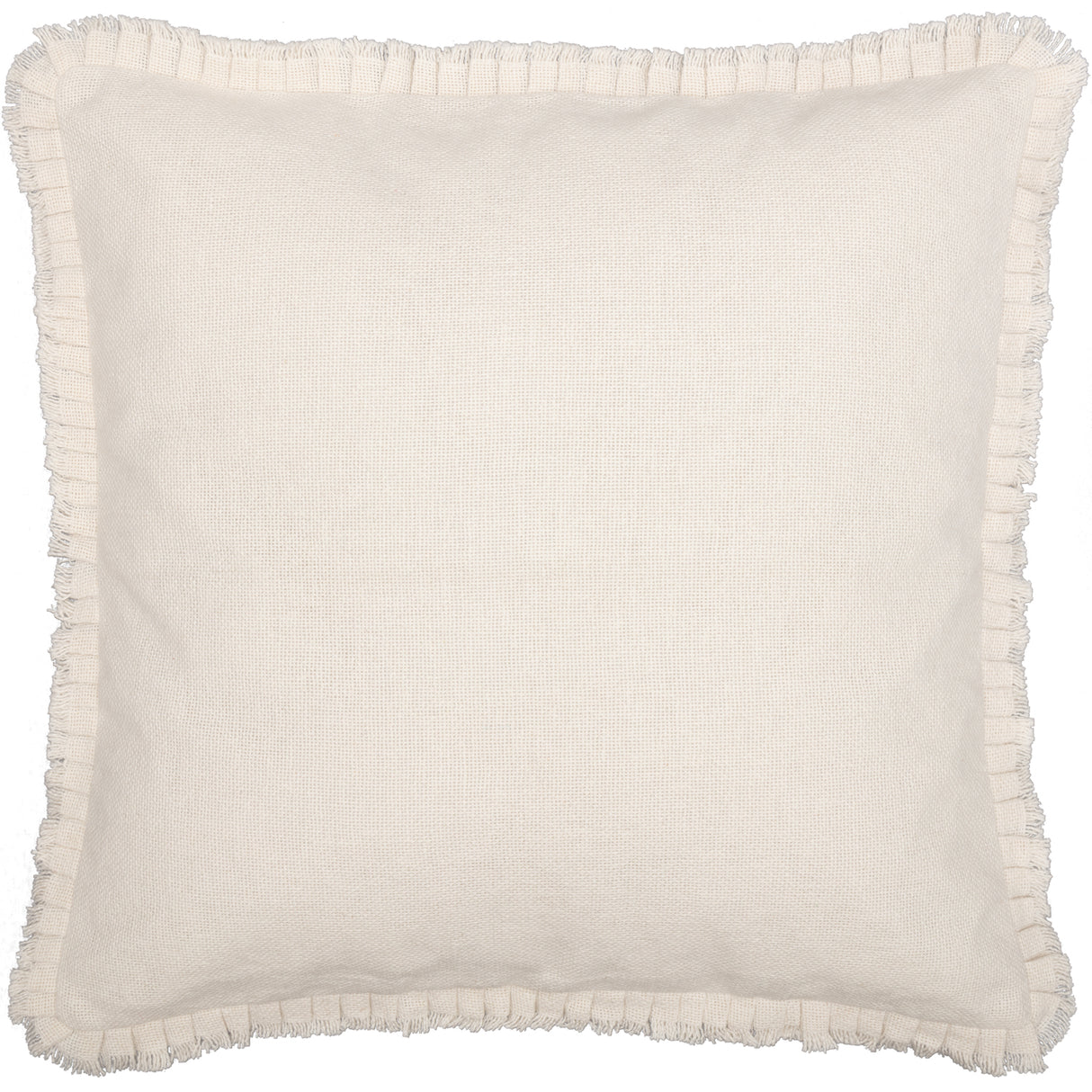 51192-Burlap-Antique-White-Fabric-Euro-Sham-w-Fringed-Ruffle-26x26-image-4