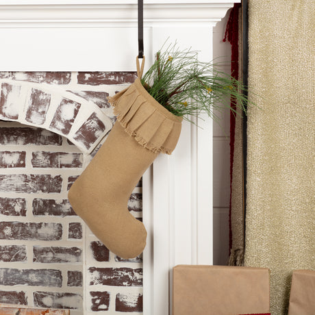 32250-Festive-Natural-Burlap-Ruffled-Stocking-11x15-image-1